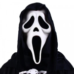Screaming Ghost Face Head Mask Helovino kaukė Pilnos galvos kaukės, skirtos Cosplay