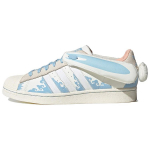 Adidas Originals Lydantis Liūdesys X Superstar Popieriaus I&scaron;pjova Klasikiniai Su Kriauk&scaron;lės Formos Pir&scaron;tų Galais Laisvalaikio Žemi Bėgimo Bateliai Unisex Bėgimo Bateliai Balti Mėlyni ID9471 45⅓
