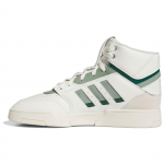Adidas Originals Drop Step XL Audinys Sintetinė Oda Patogūs Universalūs Patvarūs Auk&scaron;takulniai Batai Vyri&scaron;ki Batai Balti Žali IF2675 36