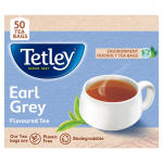 Tetley Earl Grey skonio juodoji arbata 50 arbatos pakelių 100 g Sodrus Asamo mi&scaron;inys Gaivinantis gėrimas