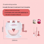 Rankomis sukamas vaiki&scaron;kas mezgimo stakles kojinėms, &scaron;alikams ir megztiniams - žaislas namams ir darželiui