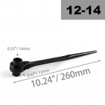 Reversinis Podger veržliaraktis Greito atleidimo Podger strypas Juodas Dvigubo galo lizdas Reversinis Podger pastolių spud veržliaraktis