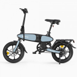Elektrinis dviratis sulankstomas DYU C2 16 250W variklis 48V 7.5AH Didžiausias nuotolis 40Km Didžiausias greitis 25Km/h Apkrova 120KG Juodas 48V 7.5AH juoda