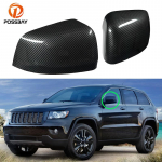 Automobilio priekinio &scaron;oninio galinio vaizdo veidrodžio dangtelio galinio vaizdo dangtelis, skirtas Jeep Grand Cherokee / Dodge Durango 2011- automatinis keitimas Glossy Black