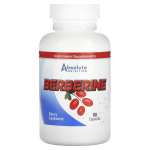 Absoliuti mityba, berberinas, 600 mg, 60 kapsulių
