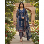 Indijos Pakistano medvilninis Salwar kostiumas Moteri&scaron;kas etninis Kurta kelnės Dupatta rinkinys Suknelė M-38