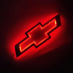 LED Chevrolet automobilio emblema bagažinės galinės logotipo &scaron;viesos ženklelis Lempa Suderinama su Chevrolet Cruze Malibu Cavalier Monza Sail Trax Equinox ug2 raudona