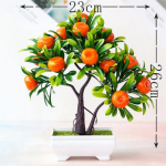 &bdquo;Elens Store&ldquo; 1vnt dirbtinių vaisių apelsinmedžio bonsai namų biuro sodo darbalaukio dekoras