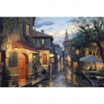Visas 5D &bdquo;pasidaryk pats&ldquo; deimantinis paveikslas &bdquo;Sunset Town&ldquo; siuvinėjimas kryželiu namų dekoras, rankų darbo dovana 25x30cm