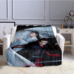 Neprijaukintas Xiao Zhan Wang Yi Bo serijos ra&scaron;tas flanelinės antklodės paklodė Sofa lovatiesė Siesta laisvalaikio dangos antklodė 75x90cm