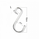 5 vnt S formos kabliukai, patvarūs virtuvės apvalūs pakabinami kabliukai L