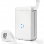 Etikečių gamybos ma&scaron;ina su juostele, ne&scaron;iojamasis Bluetooth etikečių spausdintuvas D110, skirtas saugojimui, siuntimui, brūk&scaron;niniam kodui, pa&scaron;to siuntimui, biurui, namams, tvarkymui