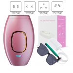 Body Bikini IPL 500 000 Flash Depiliatorius Impulsinis Permanentinis Lazerinis Epiliatorius Neskausmingas Moterų Plaukų &scaron;alinimo Namų prietaisai UK Plug rožinės rožinės spalvos
