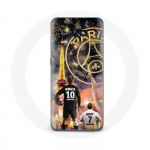 Coque pour Samsung Galaxy A8 2016 PSG Neymar et Mbapp&eacute; Joyeux no&euml;l
