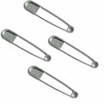 Stainless Steel Safety Pin Laundry Large Button Pin Large Pin Sewing Tool Decoration 4pcs