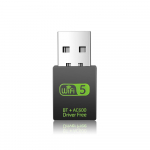 600Mbps belaidžio tinklo plok&scaron;tė 2 viename USB WiFi adapteris Bluetooth siųstuvas imtuvas 2.4G/5G dviejų juostų Wi-Fi adapteris raktas Be tvarkyklės, skirtas ne&scaron;iojamam kompiuteriui