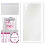 apgo Protective Skin Sticker for the back compatible with Sony Xperia X, Wrap Film, Foil, Vinyl - Pattern Matte Transparent