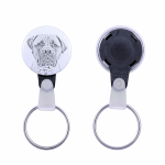 Bullmastiff - keychain with a dog portrait, pendant with the brand's own Art-Dog graphics