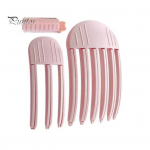 3 vnt. / rinkinys Fluffy Hair &scaron;ukos plaukų volelis Natūralus &scaron;ukavimo apimtį didinantis segtukas Ne&scaron;iojamas kelioninis 3/6 dantų kaktos kirpčiukai formuojamosios &scaron;ukos Moterų mergaičių plaukams B