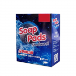 10 vnt plieninės vatos pagalvėlės, lengvai valomos plieninės vatos daugkartinio naudojimo indams sugeriančios ir putplasčio plieno vilnos muilo pagalvėlės, skirtos buitiniam valymui