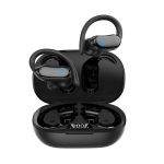 Neper&scaron;lampamos Bluetooth ausinės TWS Sport IPX7 Neper&scaron;lampamos auk&scaron;tos kokybės stereo ausinės juoda