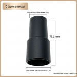 Universalus centrinio dulysio žarnos jungtis adapteris reduktorius priedai Type C connector (35 to 32)