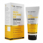 Dr. Sheth's Kurkumos ir Hialurono Rūg&scaron;ties Apsauginis Kremas nuo Saulės su 1% Hialurono Rūg&scaron;ties | SPF 50+ | PA+++ | Apsaugo nuo UVA/UVB | Unisex - 50g - Visų Tipų Odai