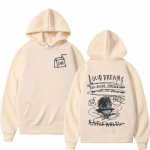 Raperis JUICE WRLD Madingas gobtuvas Moterims Unisex Laisvalaikio Retro Megztinis L smėlis