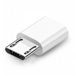 Mikro USB OTG adapteris Mikro USB į USB tipo C adapteris, skirtas Xiaomi Huawei Samsung OnePlus USB C adapteris Micro USB OTG keitiklis balta