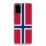 Telefono dėklas - Samsung - Galaxy S20 Ultra - Norvegijos vėliava - Mink&scaron;tas - Daugiaspalvis
