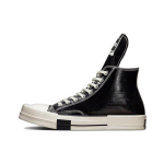 Rick Owens x Converse TURBODRK Chuck 70 High Black Lacquer Unisex Sportbačiai Egret Kaulo baltumo A01291C 35