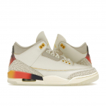 J. Balvin x Air Jordan 3 Retro Medell&iacute;n Sunset Unisex Batai Kreminės daugiaspalviai FN0344-901 40.5