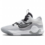 Nike KD Trey 5 X Vilkolakio Pilkumo Unisex Sportbačiai Balti Juodi DD9538-102 42