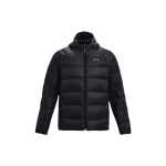 Under Armour vientos spalvos sportinis laisvalaikio gobtuvas su pūkais vyri&scaron;kas vir&scaron;utinis drabužis juodas 1372651-001 XXL