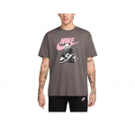 Nike Logotipas Laiski Patogūs Trumpomis Rankovėmis Mar&scaron;kinėliai Vyri&scaron;ki Vir&scaron;utiniai Drabužiai HQ9245-289 M