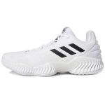 Adidas Pro Bounce 2018 žemakulniai patogūs universalūs žemakulniai krep&scaron;inio bateliai vyrams, balti ir juodi, FW5748 46⅔