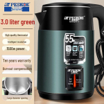 3,0 l elektrinis virdulys: Didelė talpa, Automatinė temperatūra, Patvarus, Idealus bendrabučiams ir namams Large Capacity Electric Kettle with Great Value