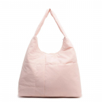 Didelės talpos lengvas peties krep&scaron;ys po pažastimi naujas audinys paprasta rankinė literatūrinis ir universalus studento krep&scaron;ys one size fits all rožinė