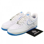 Nike Air Force 1 '07 Batai Balti Universitetiniai Mėlyni AF1 DV0788-101 EU 39 balta