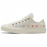 Converse moteri&scaron;ki Chuck Taylor All Star Low 'Siuvinėtas gėlėtas Egreta' moteri&scaron;ki smėlio spalvos 35