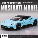 1 modeliavimas:22 Maserati MC20 Super Automobilio Lydinio Metalo Modelis Su Garsu & &Scaron;viesa Darbalaukio Kolekcija Dekoratyvinė Dovana Berniukams Eksponatas