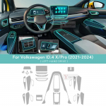 For VW Volkswagen ID.4 ID4 CROZZ GTX X PRO Accessories interior Thin film transparent TPU Protective Film Anti-Scratch Sticker Left Hand Drive