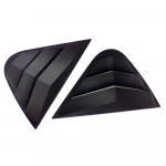 Seat Ibiza 2008 2009 2010 2011 2012 Automobilio Galinio Langelio &Scaron;oninės Žaliuzių Dangtelio Apdailos Lipdukas Ventiliacijos Gaubtas ABS Anglies Pluo&scaron;to ABS matinė juoda spalva