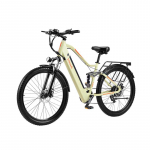 ITSTANDS Suaugusiųjų X27 Elektrinis kalnų dviratis 1500W 27,5' x 2,8' kalnų padangos, dviguba nuimama baterija, diskinė stabdžių sistema