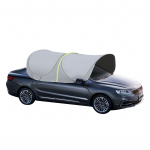 Automobilio stoglangio uždangalas nuo saulės, automobilio stogelis nuo saulės, kilnojamas automobilio stogas, sulankstomas, ne&scaron;iojamas, automobilio apsauga, automobilio skėtis, atsparus saulei, automobilio stogelio uždangalas, kar&scaron;tas sidabras