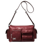 Michael Kors Dakota Sidabriniai Aksesuarai Odinė Rankinė per Petį Vidutinio Dydžio Moteri&scaron;kos Rankinės Ruda-Raudona 30S5SM3L8Y-REDDISH-BROWN Basic Set (Bag+Dust Bag)