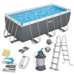 Rėminis sodas baseinas 412 X 201 X 122 Cm 10 In 1 Bestway 56457N
