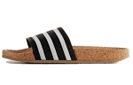 Adidas Moteri&scaron;kos Adilette Cork &scaron;lepetės 'Juodos' Moteri&scaron;kos BA7211 35&frac12;