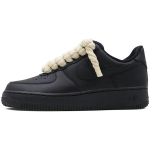 Nike Air Force 1 Neslystantys Atsparūs dilimui Žemi Kateboardo Batai Unisex Juodi CW2288-001(Komanda91- ) 42