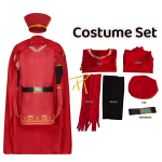 Lordas Farquaadas Cosplay Kostiumas Shrek Karnavalinė Uniforma Suaugusiųjų Karaliaus Skrybėlė Apranga Helovinas Vaidmenų Žaidimas &Scaron;ventinė Apranga Suaugusiems M red